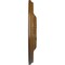 Ekena Millwork Leaf Ceiling Medallion (Fits Canopies up to 4 3/4"), 11 3/8"OD x 3 5/8"ID x 1 1/8"P, Smokey Topaz CM11LFSTF - alternate 4
